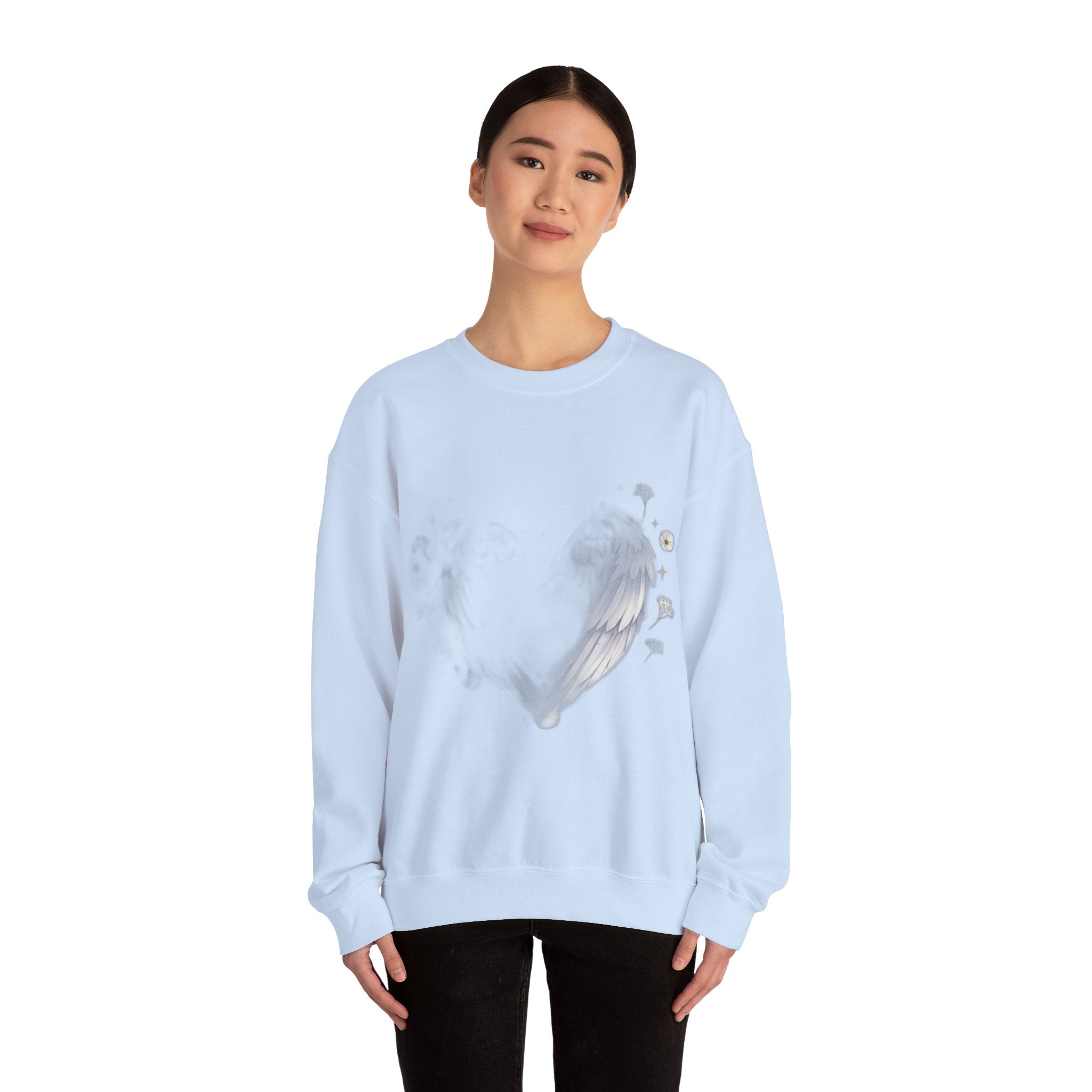 Angel Mom Memorial Sweatshirt - Forever in My Heart - Bereaved Mother Remembrance