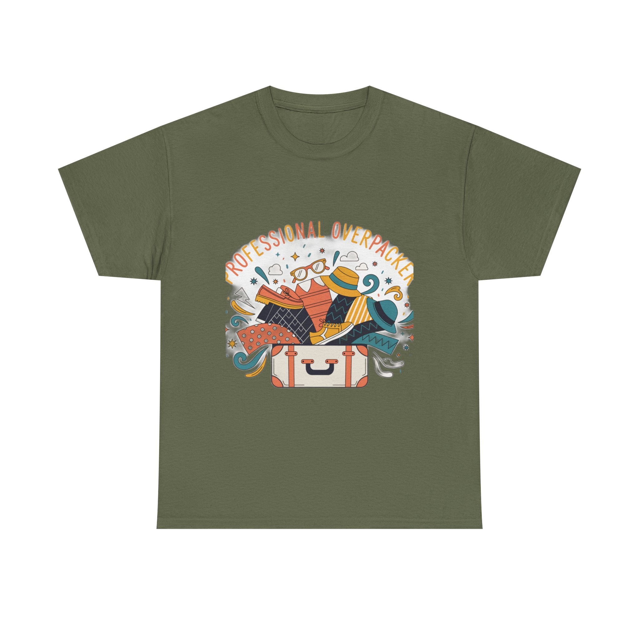 Professional Overpacker | Funny Travel T-Shirt for Overpackers
