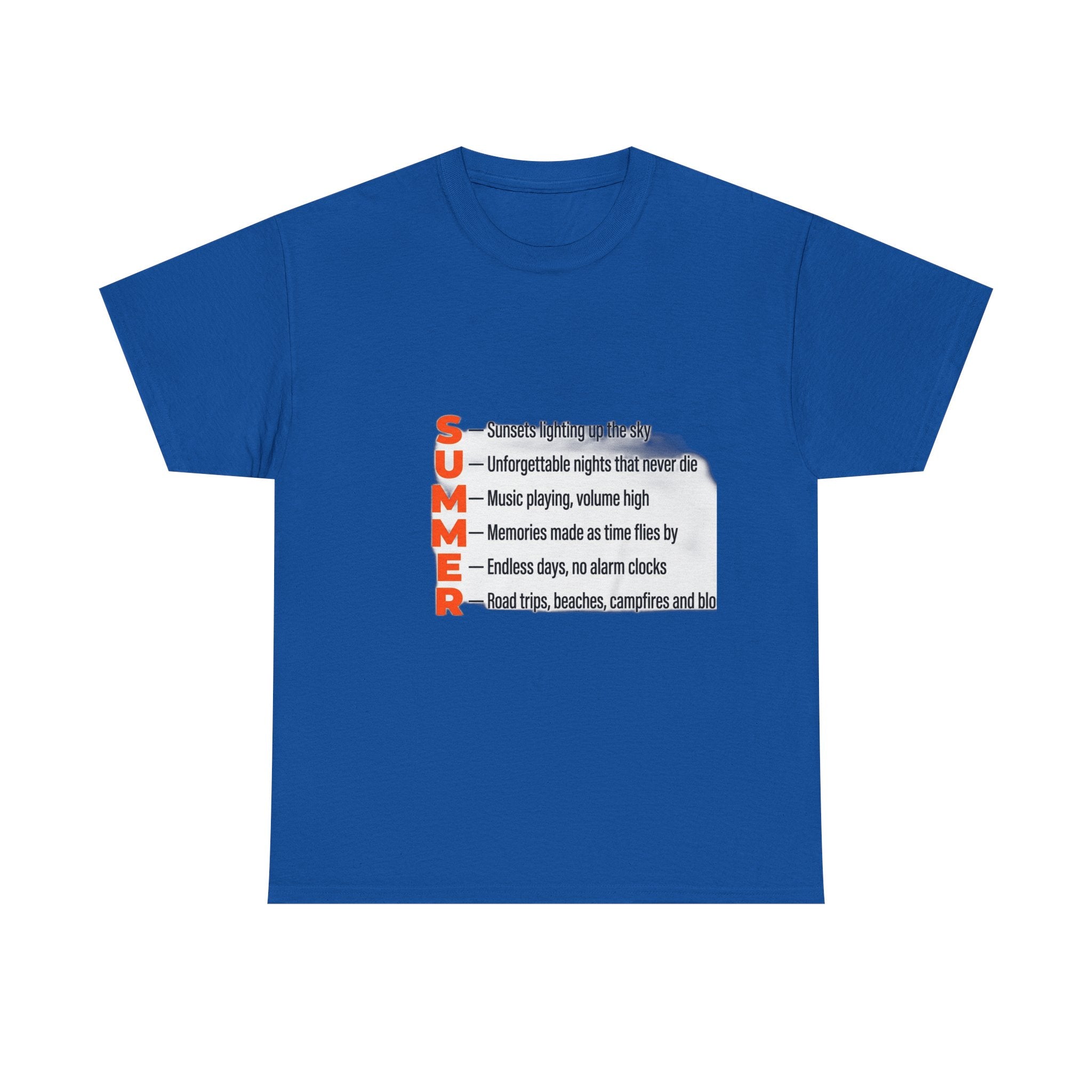 SUMMER Acrostic Poem - Teen Summer Vibes - Graphic Tee