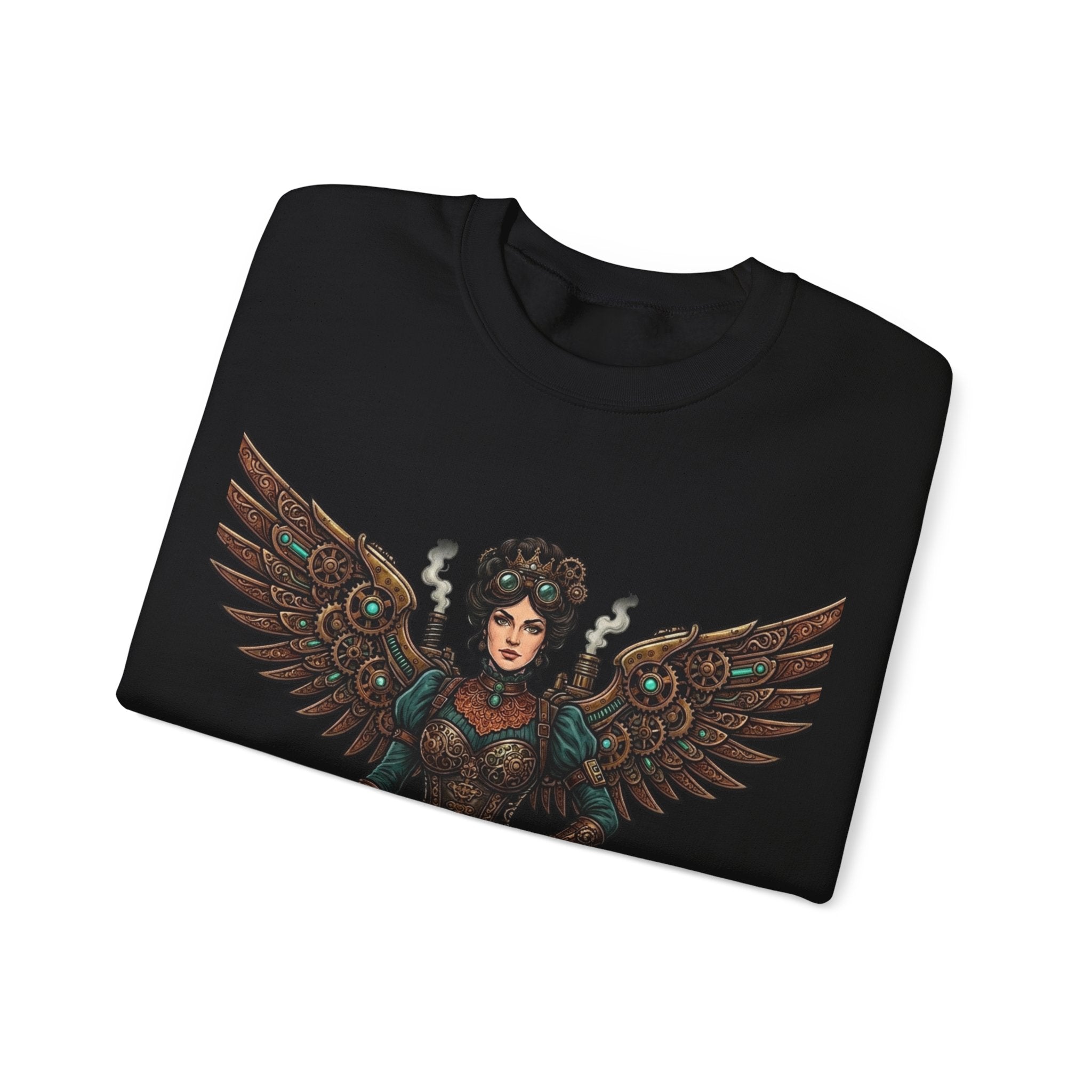 Steampunk Mother - Clockwork Wings Crewneck Sweatshirt