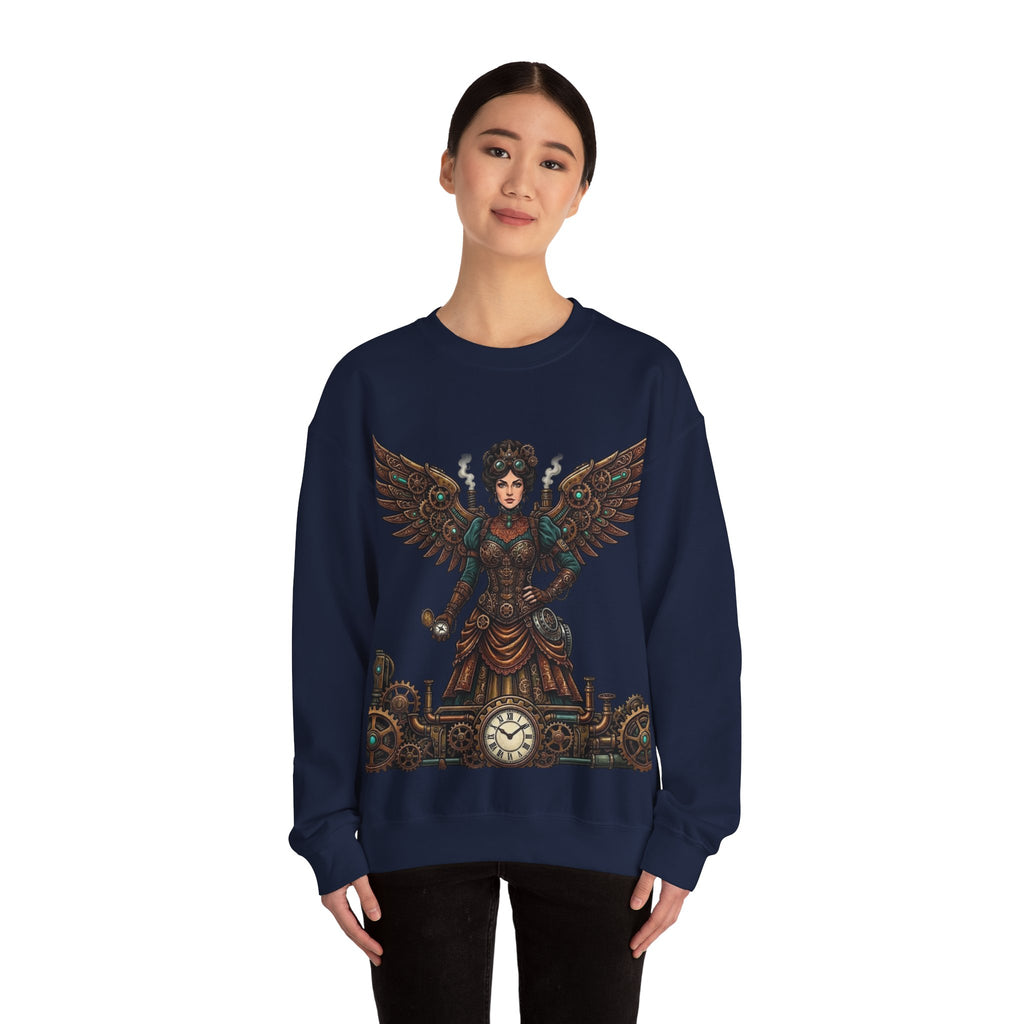 Steampunk Mother - Clockwork Wings Crewneck Sweatshirt