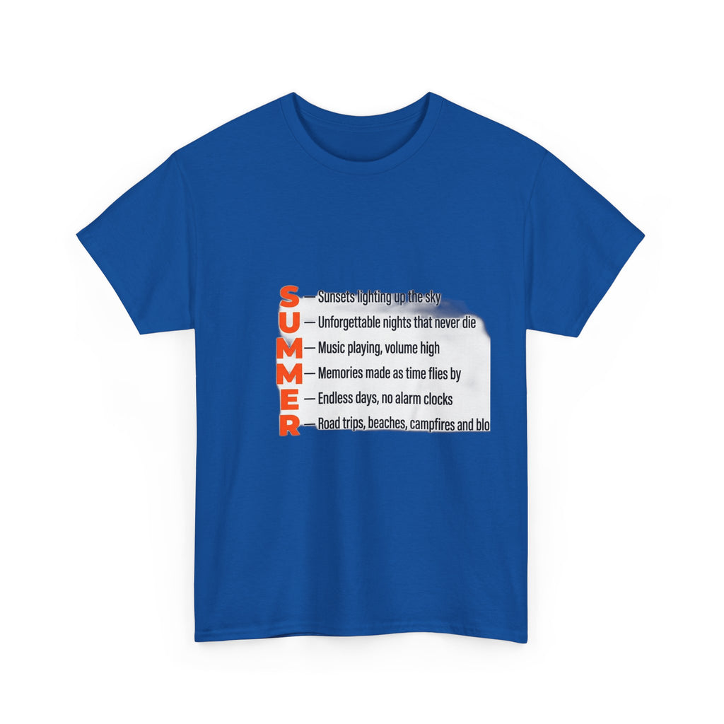 SUMMER Acrostic Poem - Teen Summer Vibes - Graphic Tee