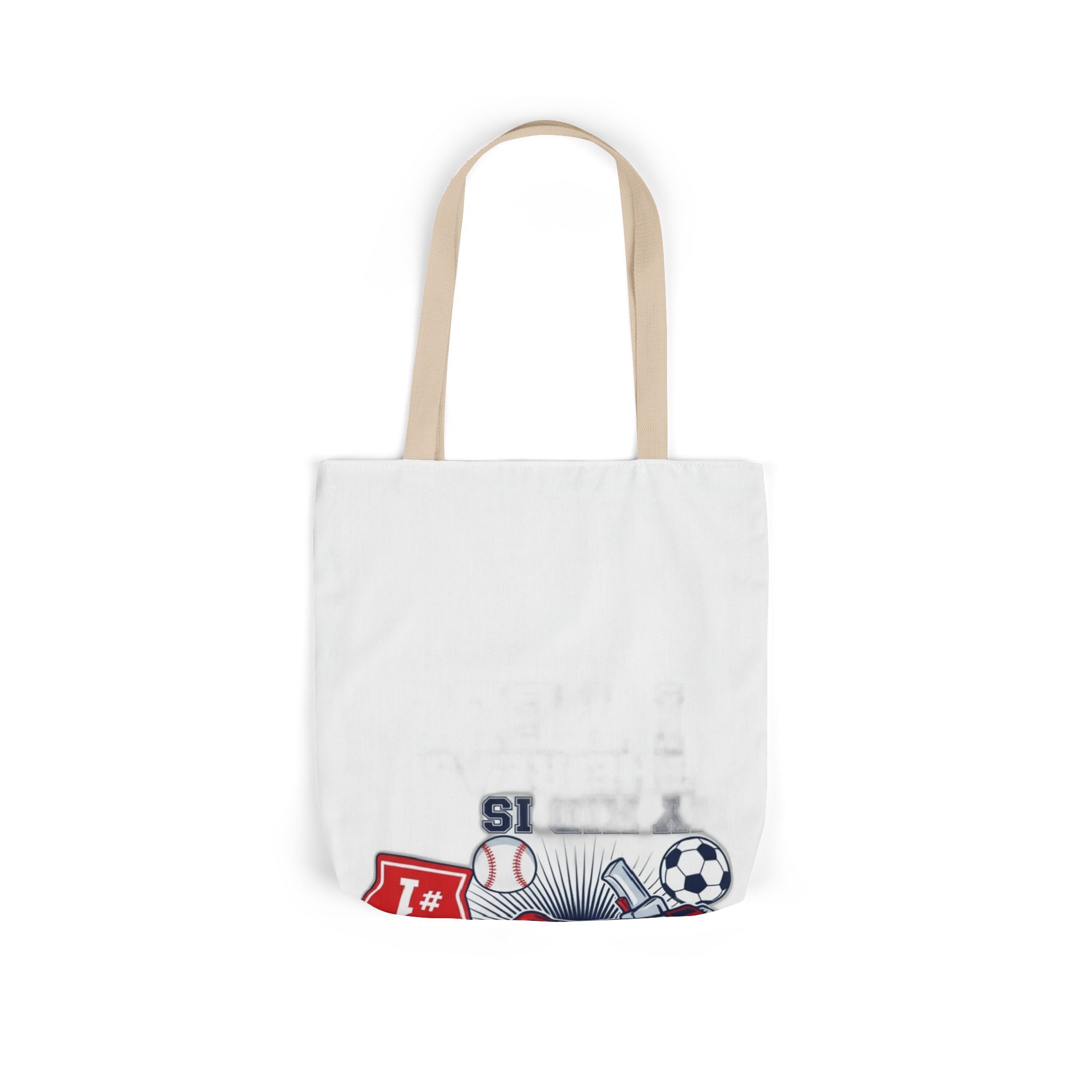 Sports Mom Tote Bag - My Kid is the Reason I Yell - Team Mom Canvas Bag