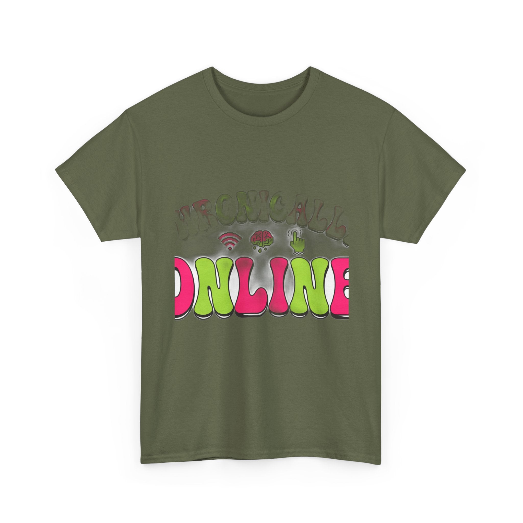 Chronically Online | Internet Brainrot Funny Gen Z T-Shirt