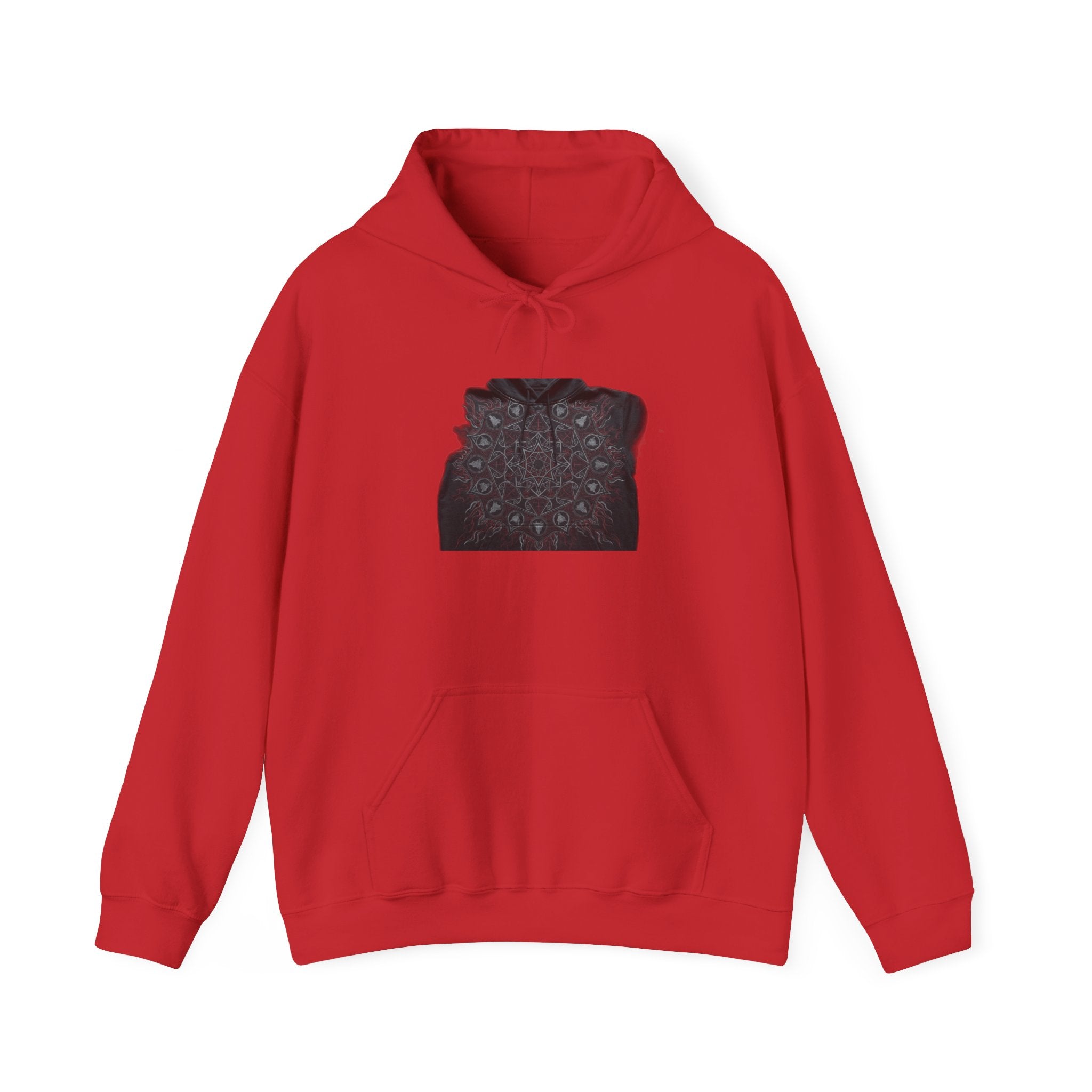 Sacred Geometry Metal Hoodie - Dark Occult Gothic Heavy Rock